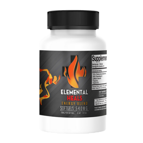 Energy Blend – Total Cannabinoids per bottle 540 mg